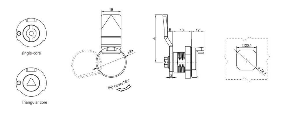 Electrical Board Cam lock of MS705-3A.jpg